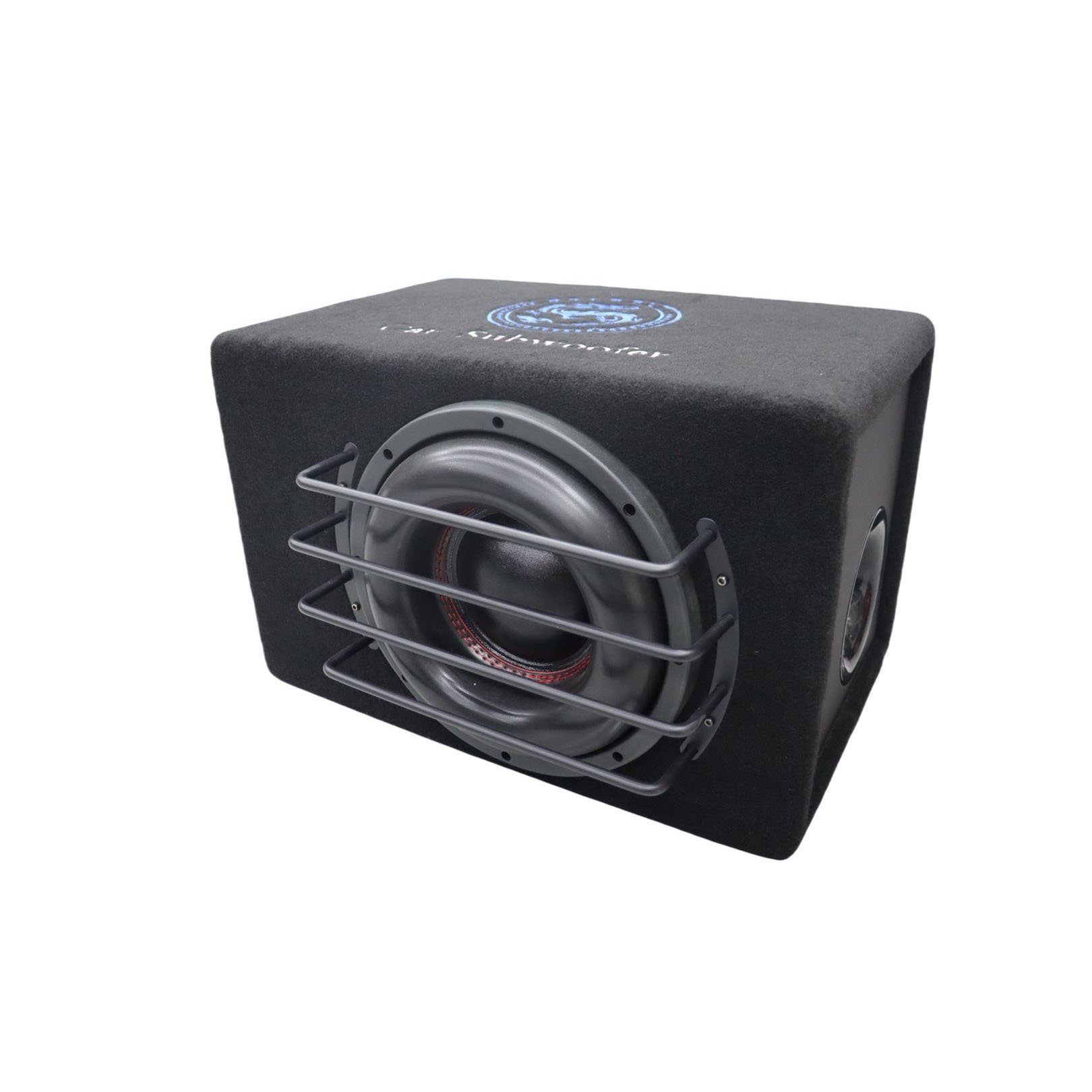 10 Inch Max Power 1800W Wooden Box Car Audio Subwoofer Active DC 12V Car Subwoofer With Amplifier